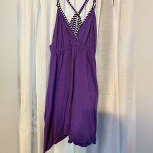 Purple Sleeveless Dress